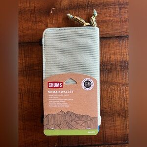 Chums Nomad Wallet in Teal with RFID blocking card